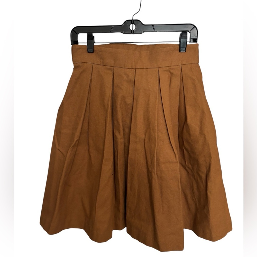 ANN MASHBURN Tan A-Line Skirt
